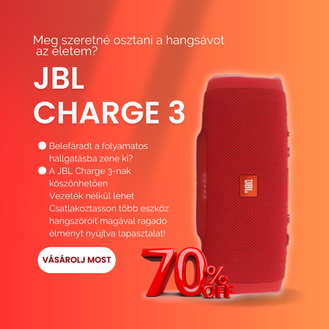 JBL CHARGE 3 (12) (HUNGARIAN)